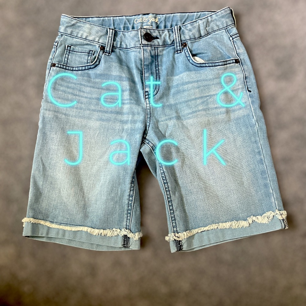 Cat & Jack Jean shorts kids size 14/16
